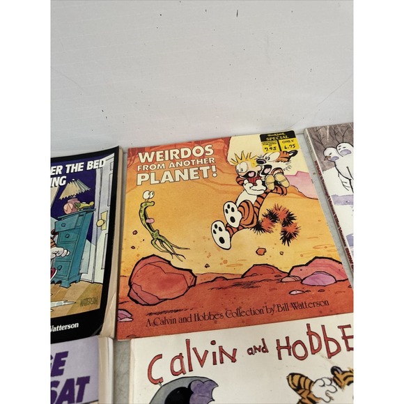 Calvin and Hobbes Books Lot Of 8 Bill Watterson Paperback - Picture 8 of 9